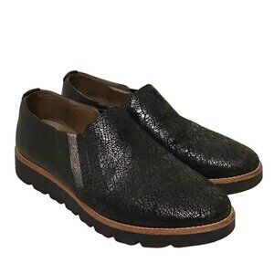 SoftWaves 6-6.5 (37) Women’s Comfort Slip On Leather Shoes Black Portugal